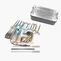 Ensemble de 25 instruments ORL pour amygdalectomie et adénoïdectomie, en acier inoxydable de qualité médicale, outils réutilisables pour l'élimination des amygdales et des adénoïdes