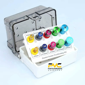 Kit de guidage pour implants dentaires, un ensemble comprenant des goupilles chirurgicales en titane, des instruments de chirurgie guidée et des outils dentaires - Product Image 3