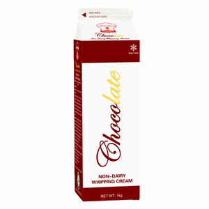 Crème Non Laitière HALAL en Gros, Vente Chaude, Expédition Directe Usine, OEM/ODM, Crème Chocolatée Fouettée Mélangée pour Pâtisserie 1KG - Product Image 1