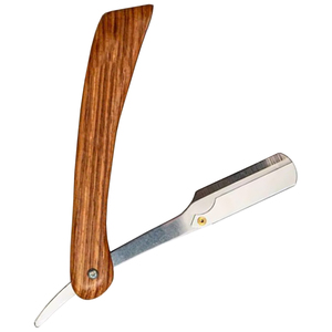 Hot Sale Lightweight Wood Handle Custom Barber Shaving <b>Razors</b> Stainless Steel <b>Single</b> <b>Blade</b> Folding <b>Razor</b> - Product Image 4