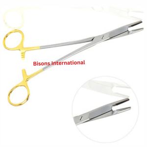 ที่จับเข็ม TC Olsen Hegar สำหรับงานผ่าตัดขนาดเล็ก ทันตกรรม และศัลยกรรม  ปลายเข็ม TC  ทำจากสแตนเลส  ขายส่งโดย BISONS - Product Image 3