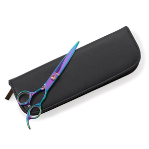 OEM Wholsale Price Luxury 7.5-Inch Curved Stainless Steel Pet Grooming <b>Scissors</b> High Comfort Handles Safe Precise Easy Use - Product Image 3