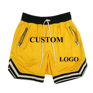 Shorts en maille de polyester décontractés pour hommes, style élastique, personnalisables, 100 % polyester, tricotés - Product Image 3