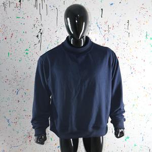 Sweat-shirt à col montant BLEU 100% col large URBAN PRODUCTIONS - Product Image 4