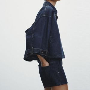 D&M Nouvelle Collection Printemps-Été : Ensemble en Jean Décontracté Rétro Ample avec Poches pour Femme – Vente en Gros Personnalisée - Product Image 2