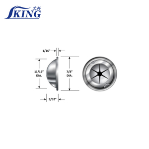 IKING Goujons <span class=keywords><strong>de</strong></span> soudure en acier inoxydable, Goupilles en aluminium, Cones <span class=keywords><strong>Starlock</strong></span> en acier pour applications sous pression, Rondelles auto-bloquantes isolantes avec capuchon bombé - Product Image 3