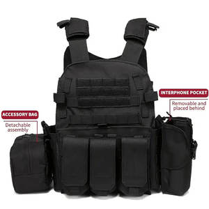 Custom Men's Cordura <b>Tactical</b> Plate Carrier <b>Vest</b> Quick Release Adjustable Outdoor Training Utility <b>Vest</b> - Product Image 5
