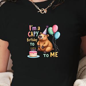 เสื้อยืดสั้นแฟชั่นผู้หญิง CIP phara Birthday I m A capy - Product Image 4