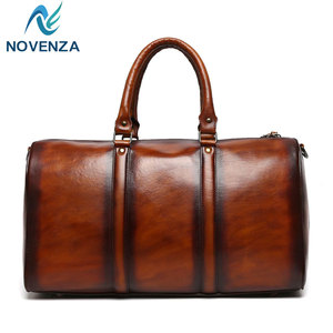 Bolso de Cuero Clásico con Amplio Espacio Interior, Asas Resistentes, Bolsillos Utilitarios y Correa de Hombro Ajustable y Extraíble - Product Image 4