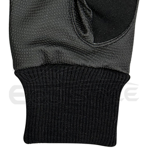 Guantes de equitación negros de dedo completo para hombre y mujer, con puño acanalado, antideslizantes, correa de muñeca ajustable, pantalla táctil, guantes ecuestres de invierno - Product Image 5