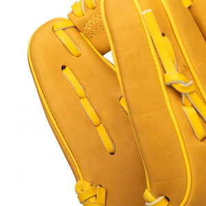 Cowhide Leather Custom Youth Outfield Outdoor <b>Baseball</b> <b>Glove</b> with Non-Slip Palm Full Finger Design Hook & Loop Closure - Product Image 6