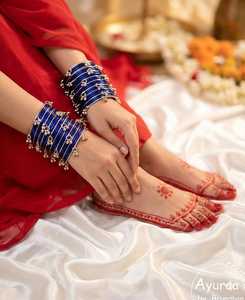 Customized Fabric Glass Kashmiri Chudiyan <b>Sets</b> Elegant Style Latest Festive Eid & Party Wear <b>Bangle</b> Churian For Girls - Product Image 4