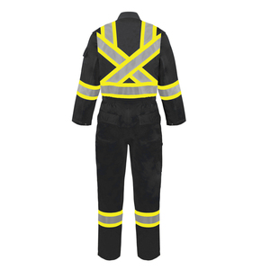 Combinaison de travail réfléchissante confortable pour hommes, de qualité supérieure, nouvelle tenue de sécurité, fournisseur de vêtements de travail avec logo, design simple. - Product Image 2
