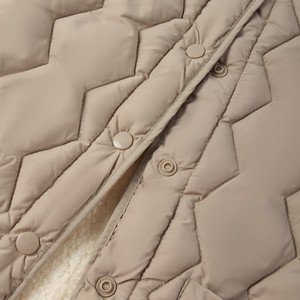 Gilet matelassé en laine imperméable et respirant – Gilet sans manches matelassé épais et doux avec boutons pour femmes et adolescentes au quotidien - Product Image 4