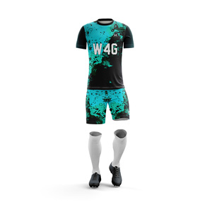 Tenues de football personnalisées à prix abordable, écologiques, de haute qualité, 100% polyester, respirantes et à séchage rapide - Product Image 2