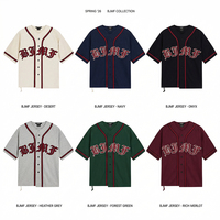 T-shirt unisexe surdimensionné en coton épais à manches raglan, style baseball, avec logo brodé en chenille et lettres imprimées, effet vintage délavé à l'acide, personnalisé pour homme