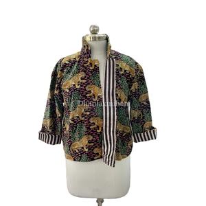 Wholesale Velvet Jacket Animal Print Jacket Inside Cotton Winter Overcoat Breathable Casual Party Women Summer Autumn Jacket - Product Image 1