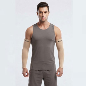 Manchon de compression sportif personnalisé avec logo pour le basketball, la course estivale, la protection UV, le cyclisme - Product Image 4