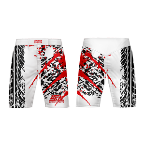 Shorts de Compresión MMA de Alta Calidad al por Mayor, Pantalones Cortos de Grappling con Logotipo Frontal, 100% Poliéster, Duraderos - Product Image 3