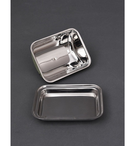 Stainless Steel Butter Box with Lid - Elegant Cheese & Dessert Server for Promotional Gifts in affordable budget - Product Image 6