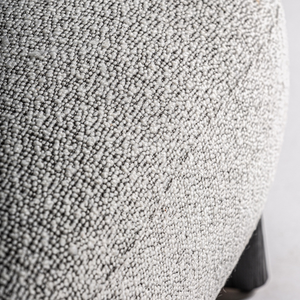 Fauteuil lounge scandinave moderne en teck massif, fauteuil d'appoint rembourré, dossier incurvé, coussin épais, mobilier d'intérieur élégant - Product Image 5