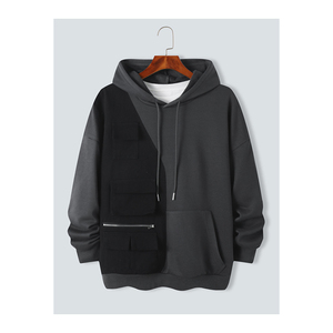 Sudadera con Capucha de Invierno de Doble Diseño con Bolsillos, Ecológica, de Alta Calidad, Personalizada, Oversize, de Moda, de Algodón y Forro Polar - Product Image 2