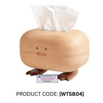 Eco-Friendly Wooden Tissue Box Holder Rectangle Handmade Laser Engraved with Custom Logo Household Product - Product Image 5