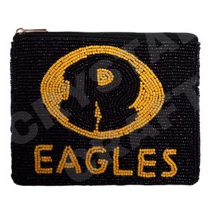 กระเป๋าสตางค์สำหรับใส่เหรียญประดับลูกปัดทรงนกอินทรีออกแบบได้ตามต้องการอุปกรณ์เสริมที่สวยงามพร้อมช่องซิปกระเป๋าสตางค์ใส่เหรียญแฟชั่น - Product Image 1