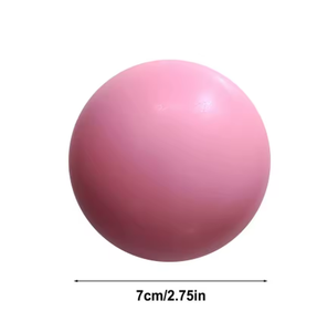 Ballon de médecine jaune en EPP 7 cm anti-éclatement pour l'exercice et le fitness - Product Image 2