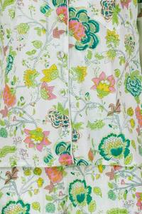 Conjunto de Pijama de Algodón Floral Lavable y Ecológico de la Mejor Calidad para Mujer, Tela Suave y Cómoda, Dos Piezas, Corte Ajustado, Verano - Product Image 6