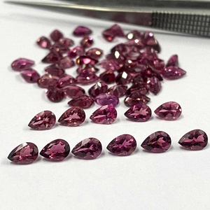 Turmalina rosa natural facetada de 6 mm y 8 mm, corte pera, piedra preciosa suelta a granel para la fabricación de joyas, diseño personalizado. - Product Image 3