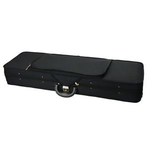 Borsa Nera Quadrata per Violino con Igrometro, Chiusura a Cerniera, Portatile, in Schiuma EVA, per Conservazione Basso, Chitarra, Pianoforte - Modello 17001903 - Product Image 1