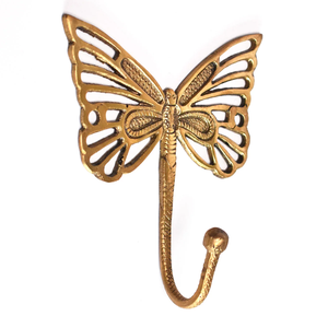 Excellent Quality Brass Hook Hanger Beaded Design Golden <b>Wall</b> Mounted Brass Hangers Coat Reusable Hooks - Product Image 5