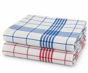 Classic Checkered 100% Cotton Kitchen Towels 50x70cms Eco-Friendly Red <b>Blue</b> White Rectangle Dish <b>Cloth</b> Home <b>Table</b> Decoration - Product Image 2