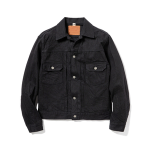 Men High Street Hip Hop Long Sleeve Turn-down Collar Covered Button Closure Coated <b>Denim</b> Solid Eco-Friendly Quick Dry Breathable - Product Image 1