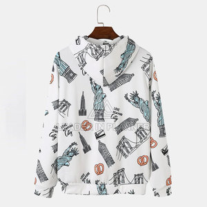 เสื้อฮู้ดดี้ผู้ชายคุณภาพดี ดีไซน์ใหม่ พรีเมียม 100% ผ้าฝ้าย สำหรับงานซับลิเมชั่น - Product Image 2