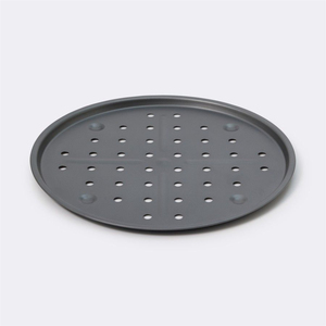 Bandeja para Pizza de Acero Inoxidable de Diseño Vintage, Resistente y Apta para Horno, para Uso Doméstico y en Restaurantes, Redonda, Suministros para Pizzería - Product Image 2