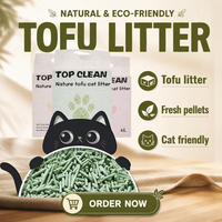 Fournisseur d'emballages de litière pour chats au tofu en marque blanche (OEM) pour les marques de supermarchés, les animaleries, les importateurs et distributeurs en gros