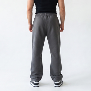 Custom Stacked Flare Sweatpants <b>Men</b> <b>Baggy</b> Wide Leg 100% Cotton Jogger Printed <b>Trousers</b> 500gsm Fleece <b>Baggy</b> Printed Sweat Pants - Product Image 2
