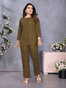 Premium Imported Fabric <b>Kurti</b> Pant Co Ord Set Stylish Women Wear - Product Image 1