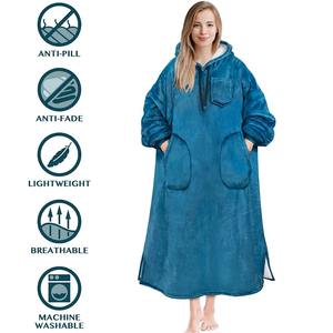 Manta con Capucha de Felpa Sherpa de Alta Calidad, Personalizada, Talla Única, para Adultos, para Hombres y Mujeres - Product Image 6