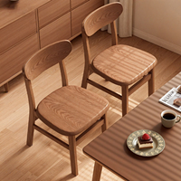 Sillas de Comedor Desmontables de Madera Maciza, Sillas de Mesa de Comedor para el Hogar, Sillas de Comedor Desmontables de Madera Simples y Modernas