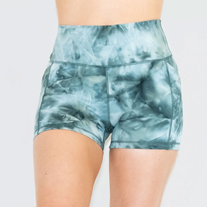 High Waist Gym Wear Tights Compression <b>Yoga</b> Shorts For Women Custom Logo Quick Dry Women's Gym Compression Shorts - Product Image 6