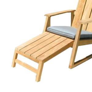 Sun lounger made of teak wood with a simple modern style equipped with soft and durable cushions for outdoor use - Product Image 6