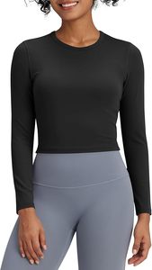 T-shirt de sport Clean Style pour femme, conçu avec une technologie de séchage rapide et un confort optimal, manches longues - Product Image 3