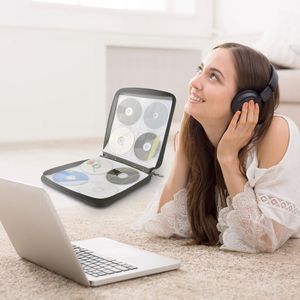 Portadischi Portatile per 400 CD e DVD con Custodia e Buste Protettive, Comode Borse e Custodie per CD - Product Image 6