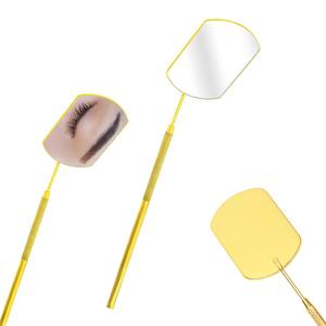 Miroir carré pour extensions de cils Bahasa Beauty Tools – Le meilleur pour la pose de faux cils – Service OEM en gros – Miroir à cils en acier inoxydable - Product Image 1