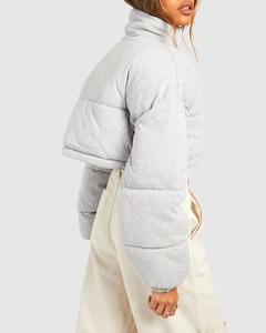 Manteau d'hiver long à capuche pour femme avec logo personnalisé, doublure thermique douce et protection coupe-vent - Product Image 3