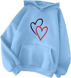 เสื้อฮู้ดพิมพ์ลายพัฟพร้อมกระเป๋า ผ้าฝ้ายผสมเนื้อนุ่มใส่สบาย เหมาะสำหรับผู้ชาย ผู้หญิง และวัยรุ่น - Product Image 4