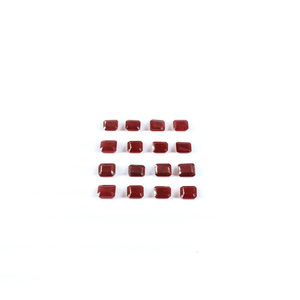 Rubis naturels de Bangkok, octogones calibrés 3x4mm, pierres précieuses de rubis naturelles facettées pour la fabrication de bijoux, prêtes à l'emploi - Product Image 5